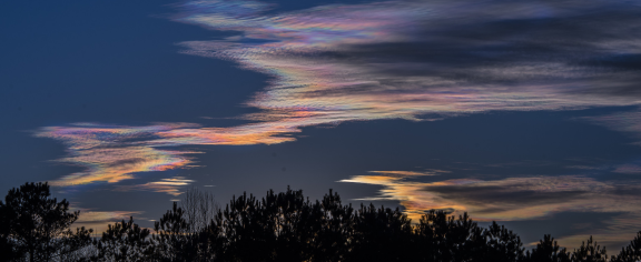 NOAA Iridescent Clouds